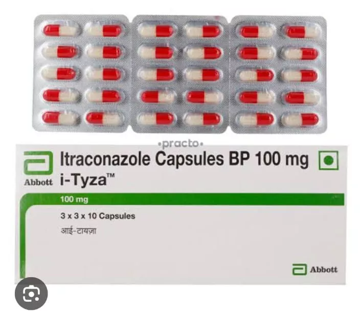 Itraconazole Capsules 100 mg
